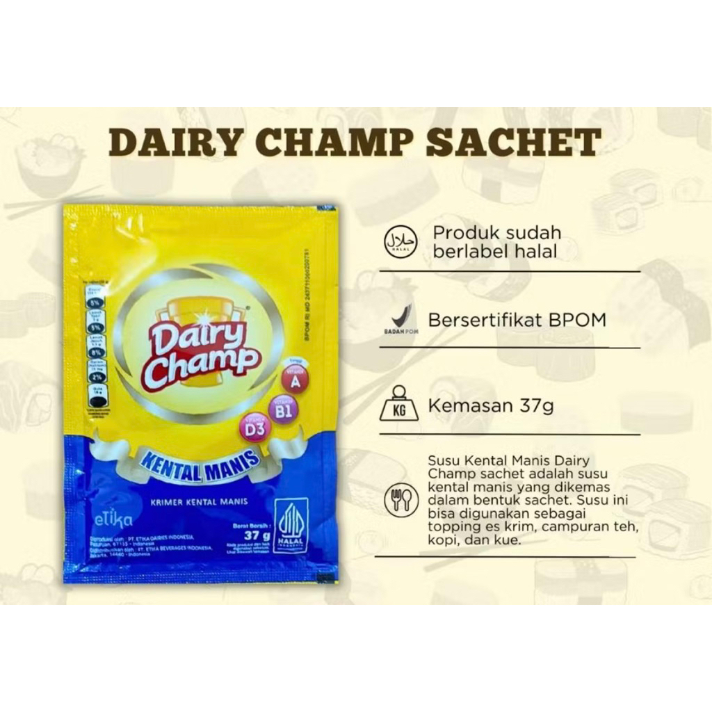 Dairy Champ Sachet 37gr