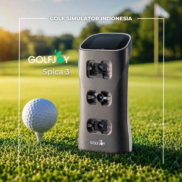 GolfJoy Spica 3 Launch Monitor Simulator Golf Portable AI Triple Camera
