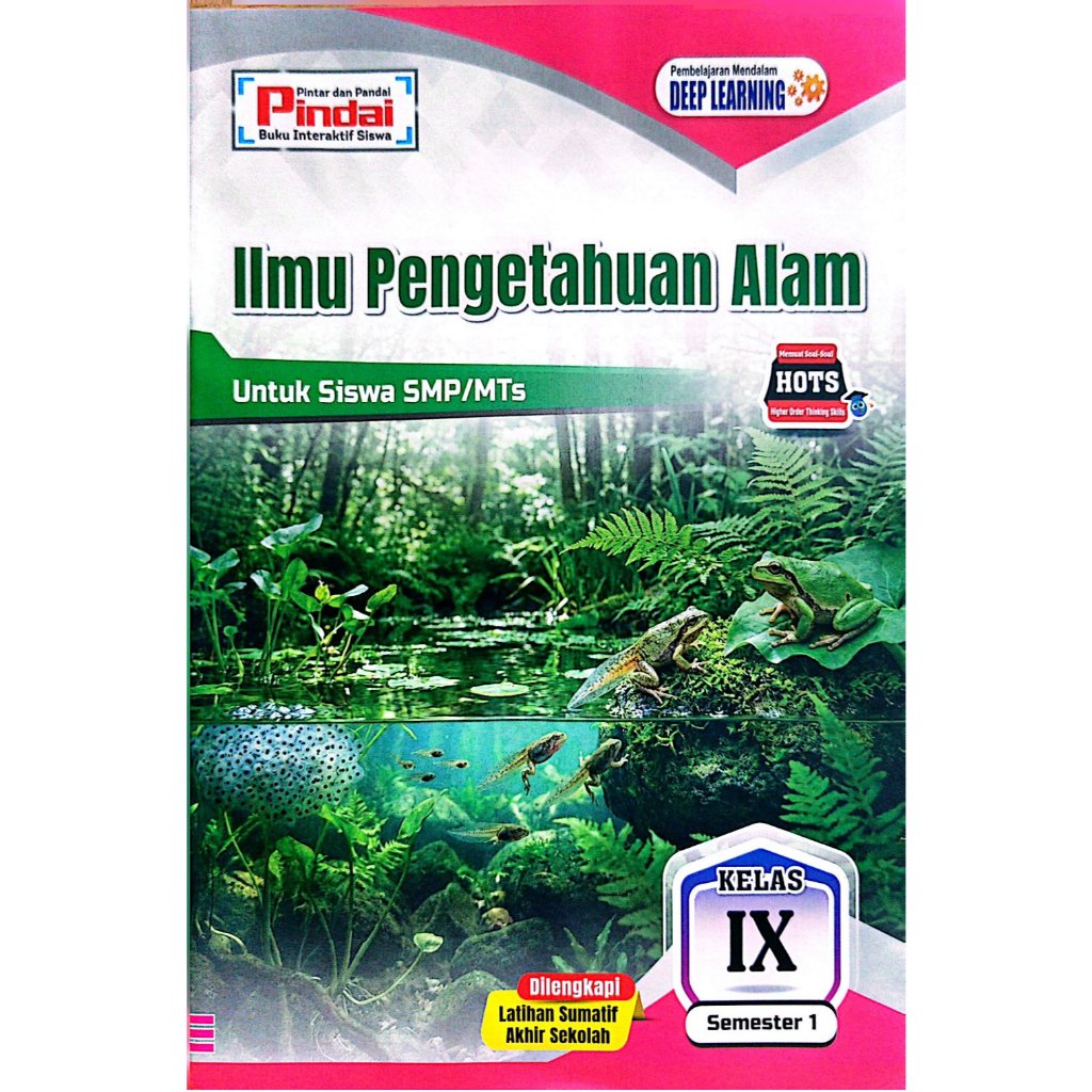 Buku LKS IPA Kelas 9 Smp/Mts Kurikulum Merdeka Semester 1 DEEP LEARNING