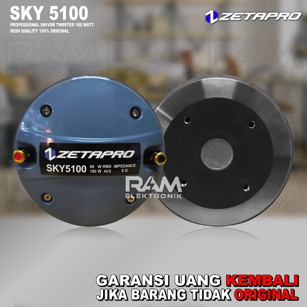 Driver Tweeter ZETAPRO SKY 5100 | SKY5100 180 Watt Original