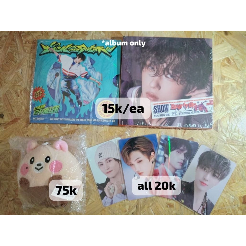 Album Only Digipack BTTF & BEAT IT UP Jisung, Doll Bamjji Fanmade 10cm, Photocard Official Take All 