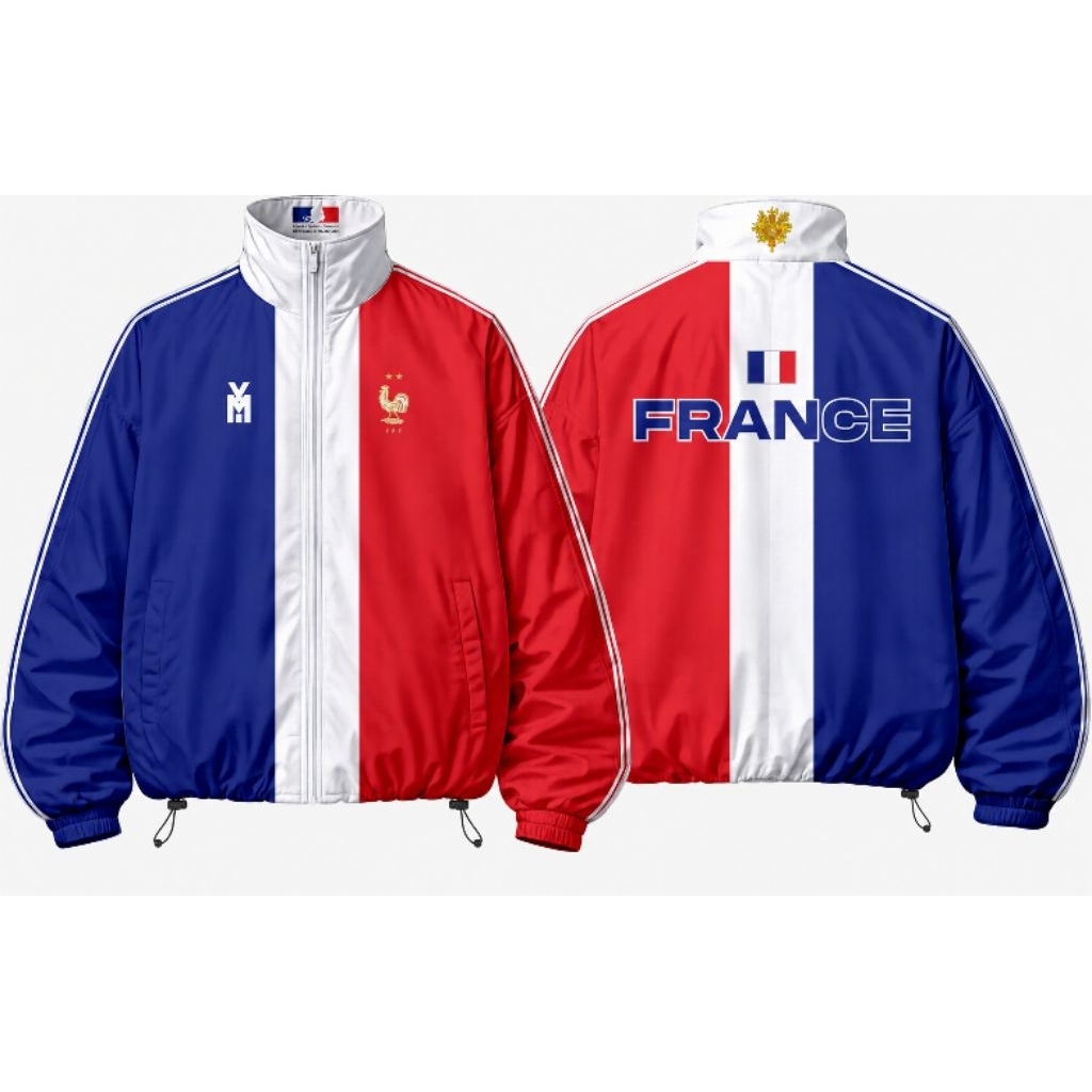 JAKET FRANCE TRACKTOP BAGGY PREMIUM UNISEX YLIEMOFFICIALSTORE