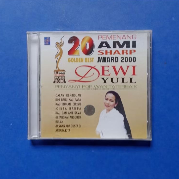 CD Audio Music 20 Golden Best Penyanyi  Pop Wanita Terbaik Dewi Yull Pemenang AMI SHARP Award 2000 P