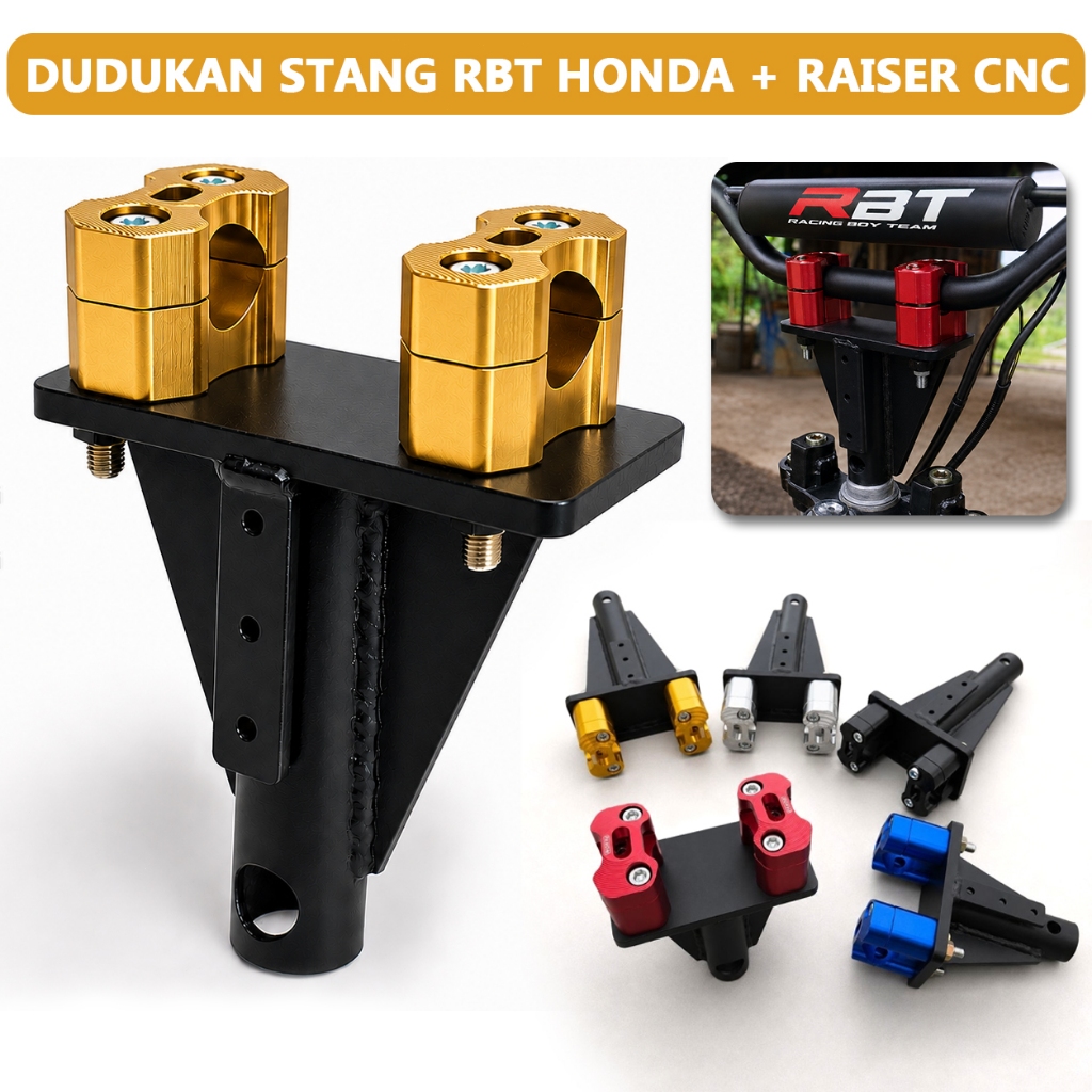 Dudukan Stang RBT Adaptor Stang RBT Dudukan Setang Universal Stang Trail Adaptor Setang Trail