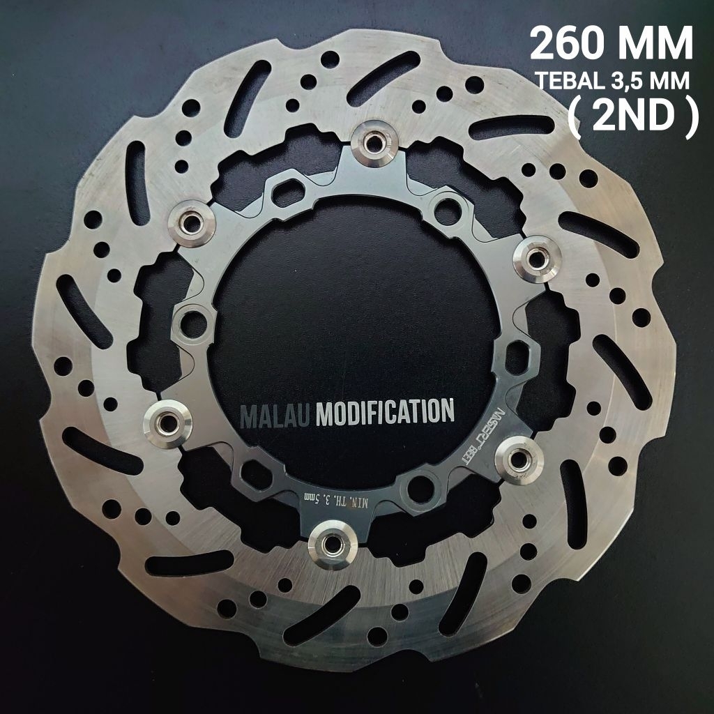 DISC CAKRAM NMAX/AEROX/ADV NASSERT-BEET 260 MM FLOATING ( 2ND DISC ONLY )