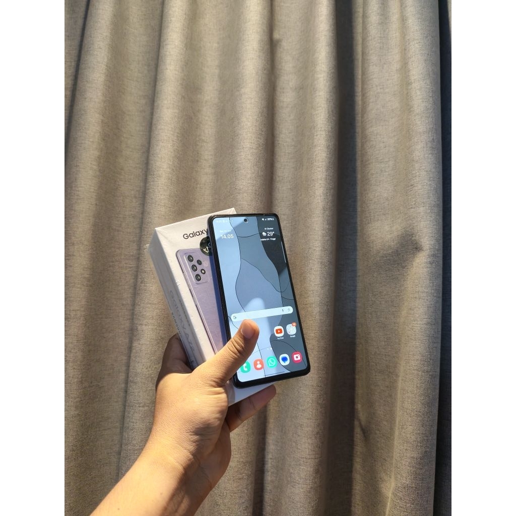 samsung A72 8/256Gb Minus Shadow kelengkapan hp dan dus