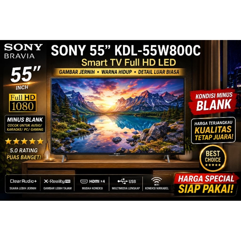 tv sonykdl55w800c