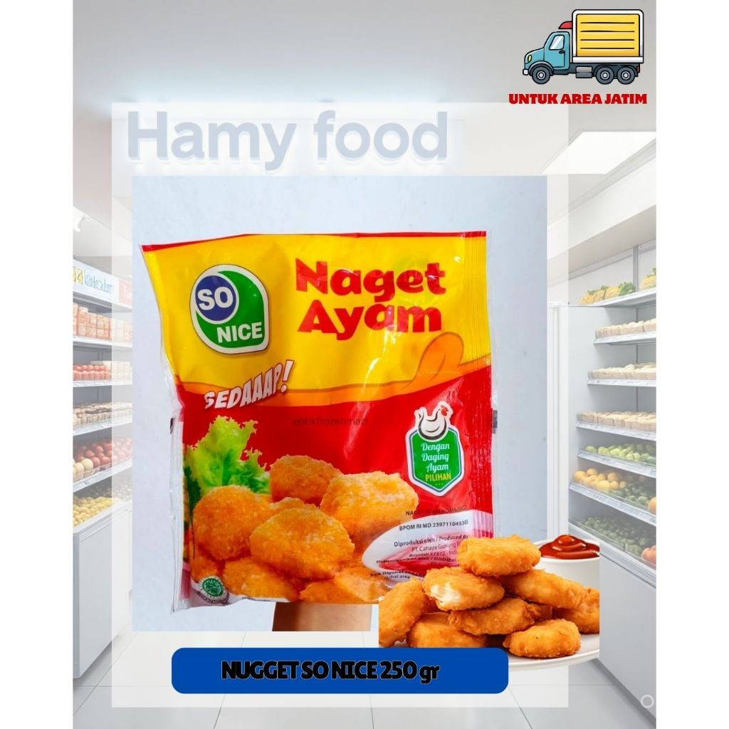 NUGGET SO NICE KOIN / NUGGET AYAM SO NICE UNTUK AREA JATIM