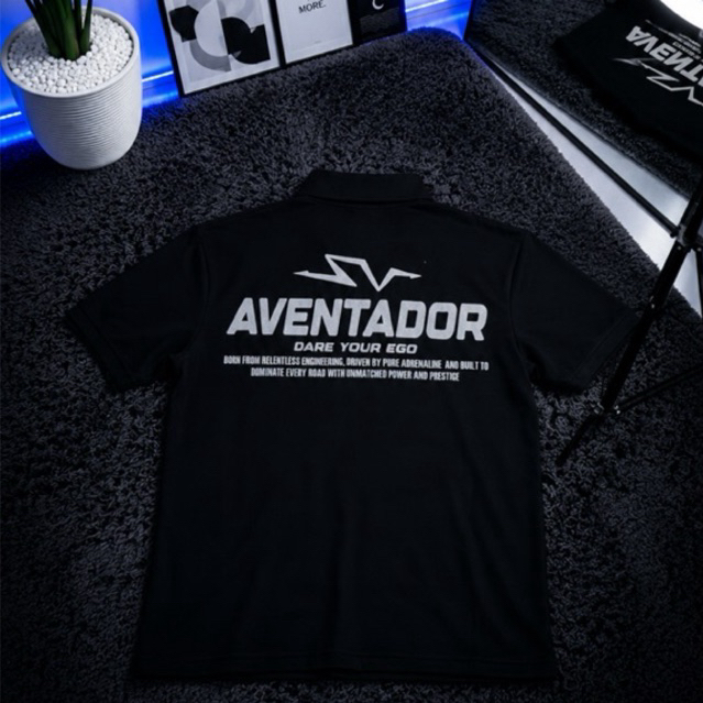 Lentera Karsa – Polo Shirt Zipper YKK Aventador Lamborghini Glitter Premium