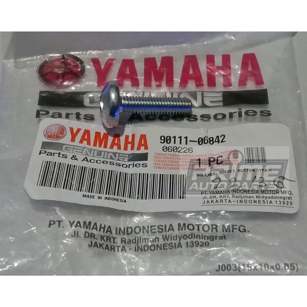 Bolt Baut Rumah Lampu Depan Yamaha Vixion NVA Original Asli Yamaha 90111-06842