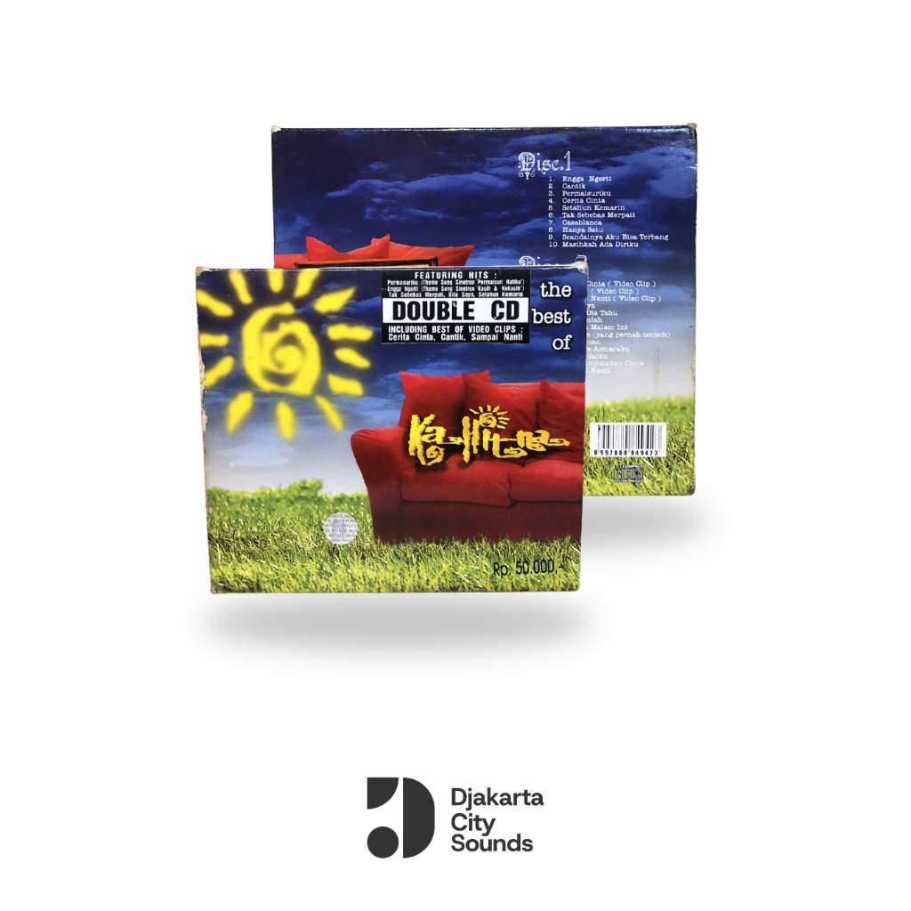 CD Music Kahitna - The Best Of Kahitna (2 Disc + Selongsong)