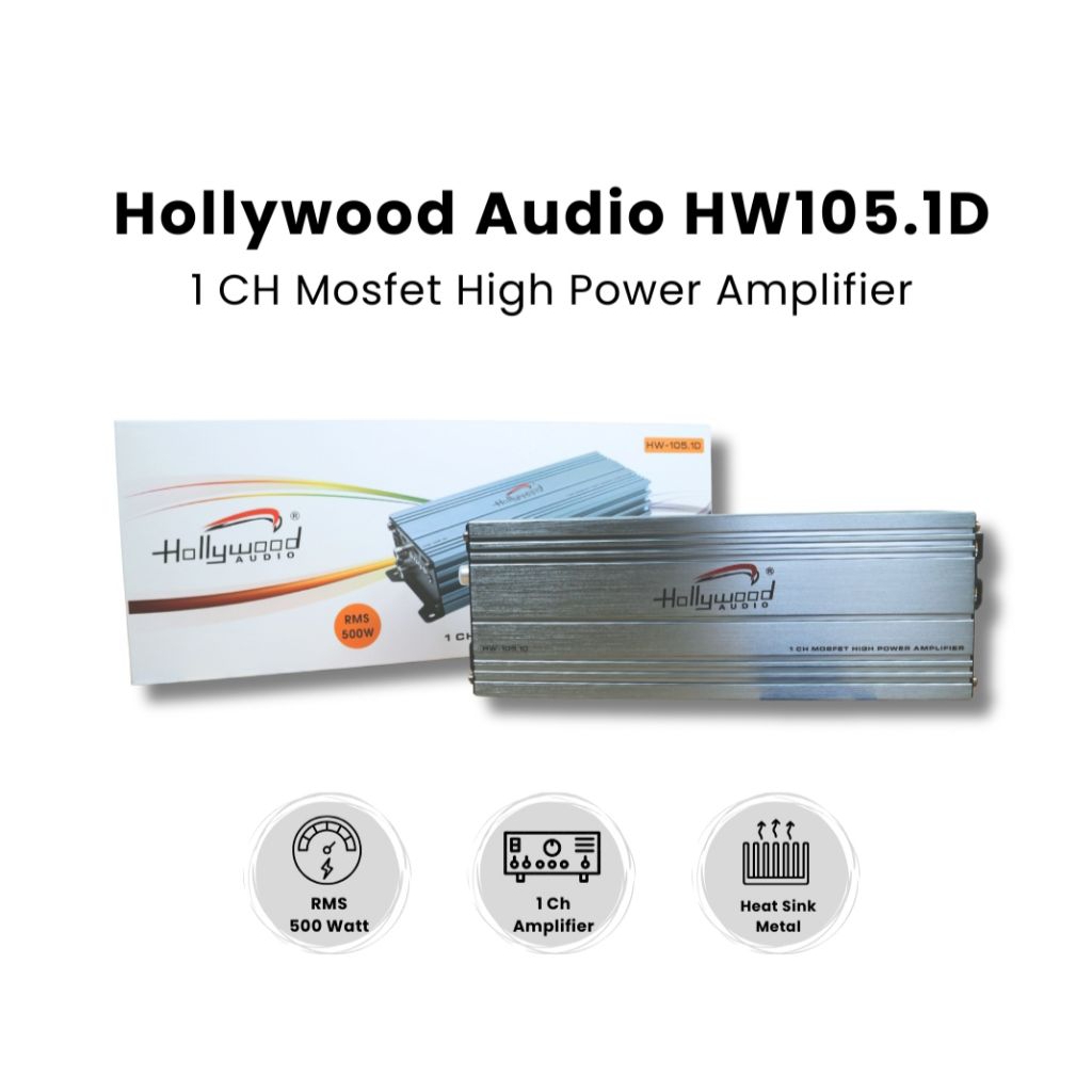 power monoblock Hollywood HW 105.1D high quality