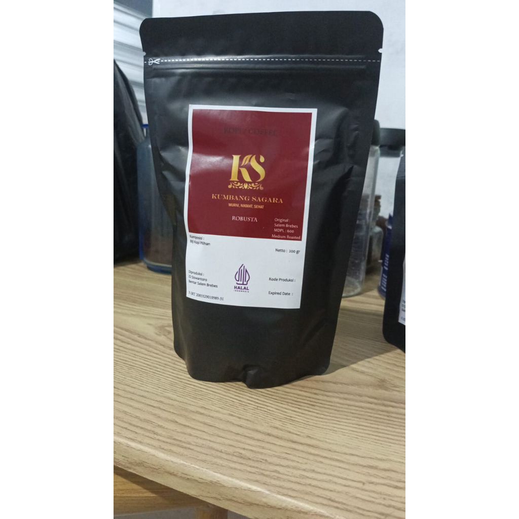 kopi Robusta KUMBANG SAGARA kemasan 200gram