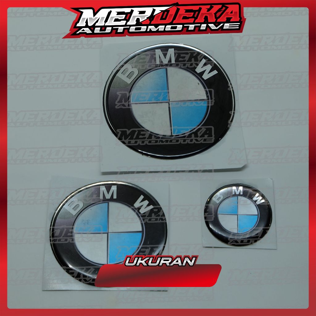 emblem logo bmw bulat / emblem timbul bmw