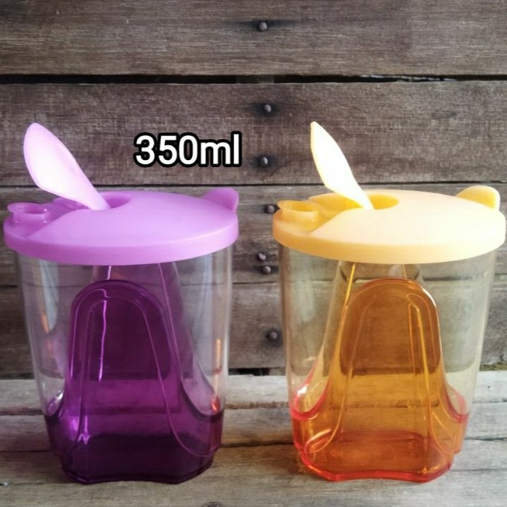 elegancia dispenser Tupperware botol kecap kristal