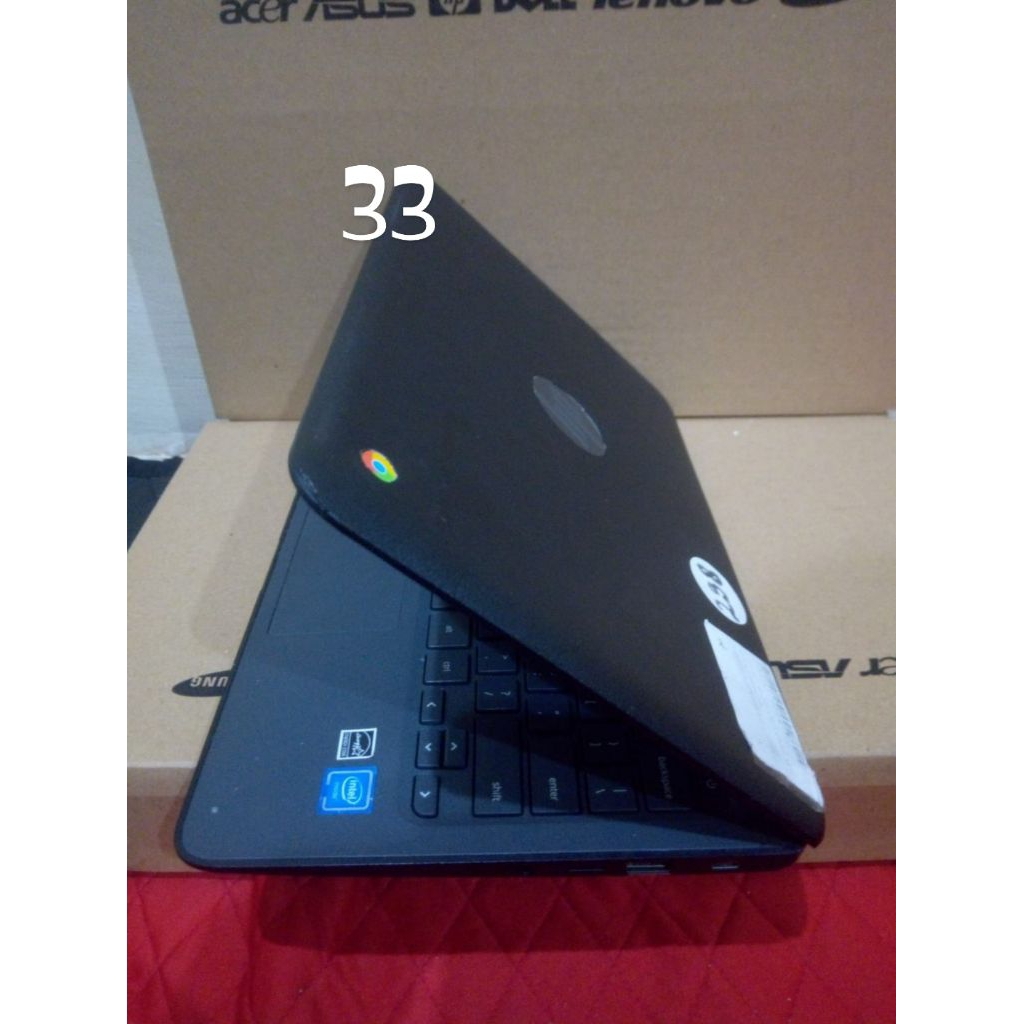 HP Chromebook 11 G4 ee Intel N3050 DDR 4GB Eemc 32GB  LED 12" baterai 8 jam