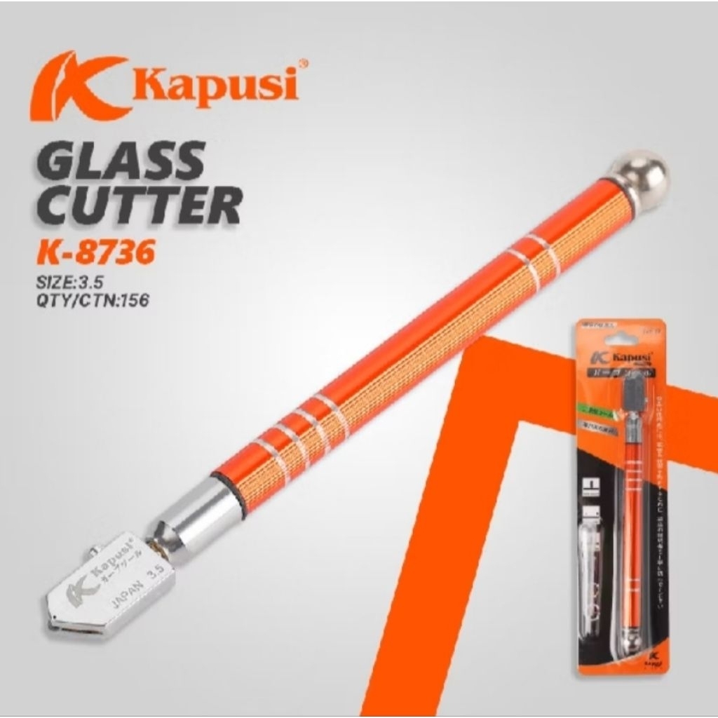 Potongan Kaca Kapusi Pisau Potong Kaca Minyak Pemotong Kaca Oil Glass Cutter 35mm