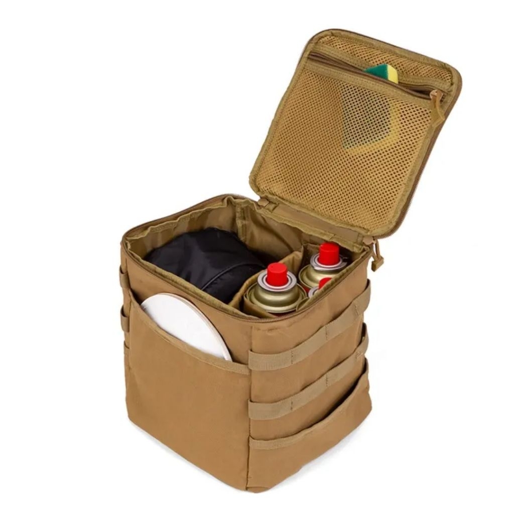 Tas penyimpanan kemah/ Alat penyimpanan gas portable Alat alat hiking