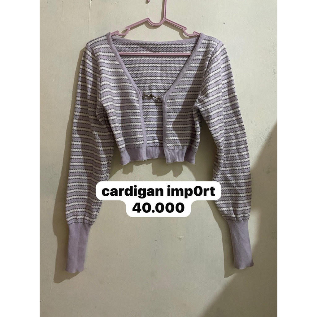 preloved cardigan/preloved cardi/preloved cardigan crop