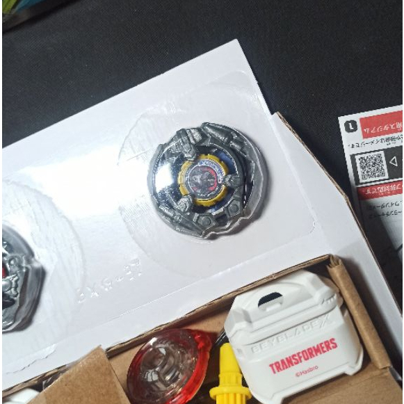 Beyblade X BX-00 Transformers Starscream Set 3-80 Needle Takara Tomy X Hasbro