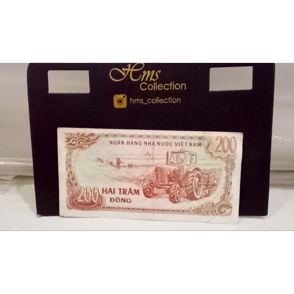 Uang Kuno Vietnam VF 200dong langka Untuk mahar dan koleksi