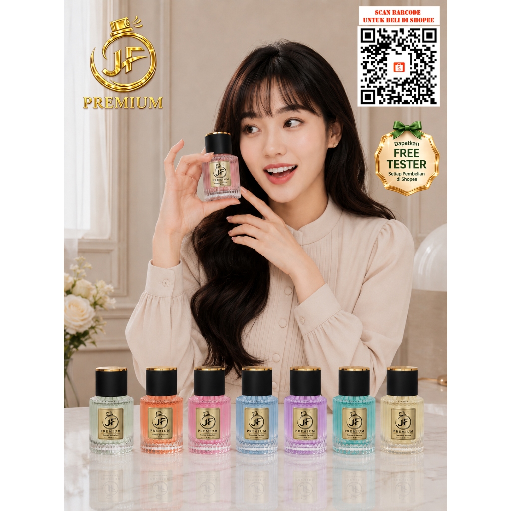JF Parfum  - Parfum Wanita Tahan Seharian Extrait de Parfum 30ml