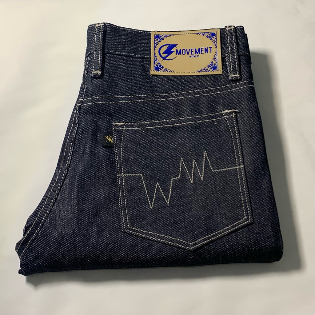 MOVEMENTWITNESS CELANA JEANS SALVAGE DENIM ANAK DAN DEWASA SELVEDGE CELANA DENIM PRIA