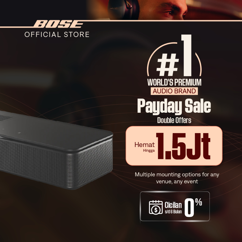 Bose Smart Soundbar with Dolby Atmos for Premium Home Theater