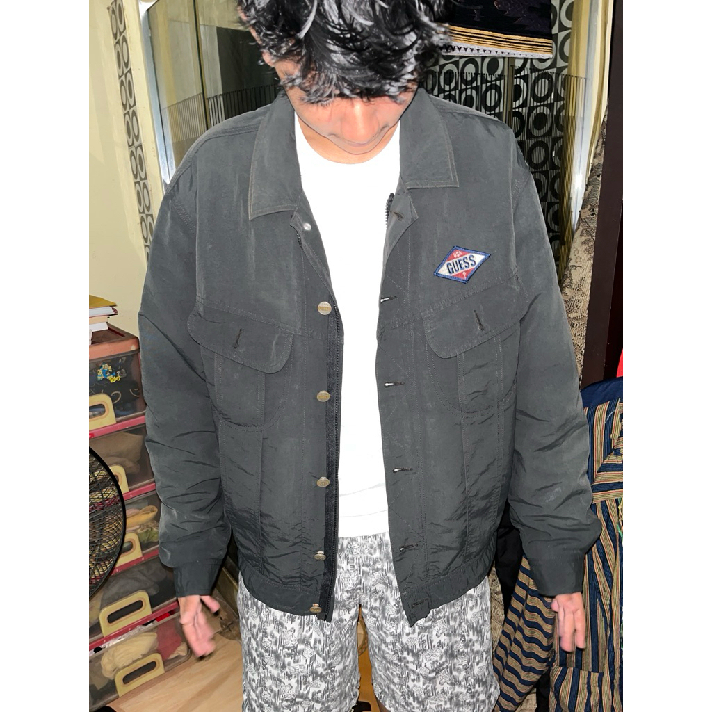 Vintage Guess Bomber Jacket 1988 made in canada