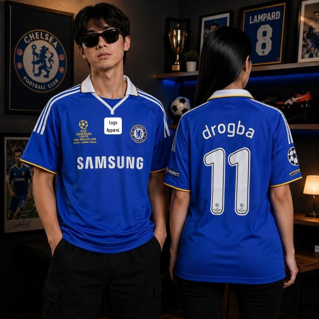 JERSEY CHELSEA 2008 RETRO VINTAGE CLASSIC CASUAL