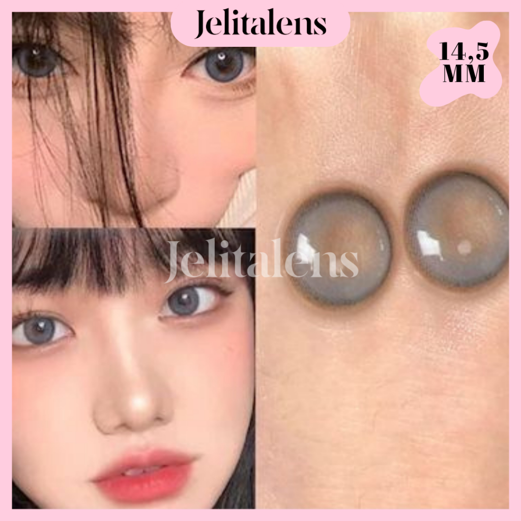 J26 Softlens Biru 14,5 MM Natural Daily Normal / Softlens Biru / Softlens Natural / Soflens Daily / 
