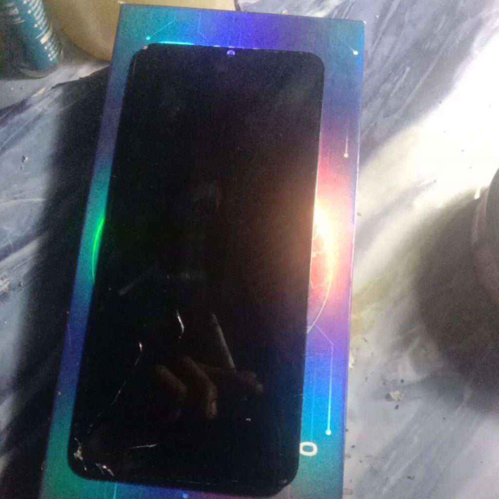lcd Oppo a57 original copotan minus retak sentuhan normal