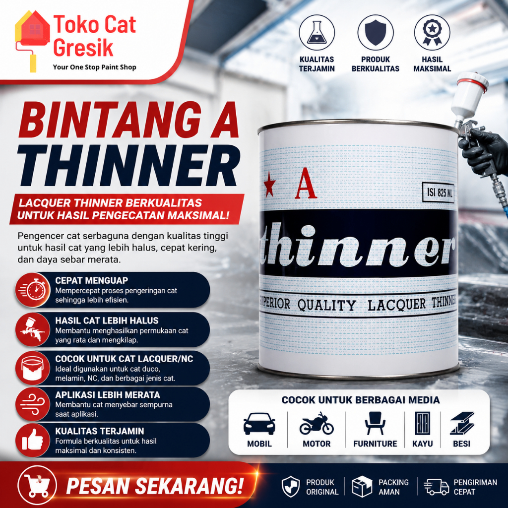 THINNER BINTANG A BIASA 1 LITER
