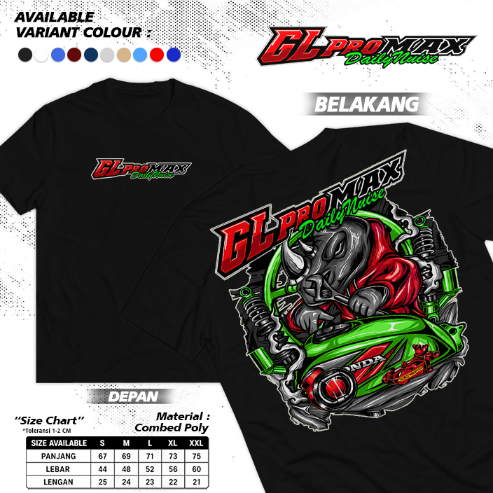 Svaraa - KAOS DISTRO GL MAX PRO RACING PUTIH FUL DESAIN | KAOS TANGKI GL MAX PRO, KAOS GL PRO, KAOS 