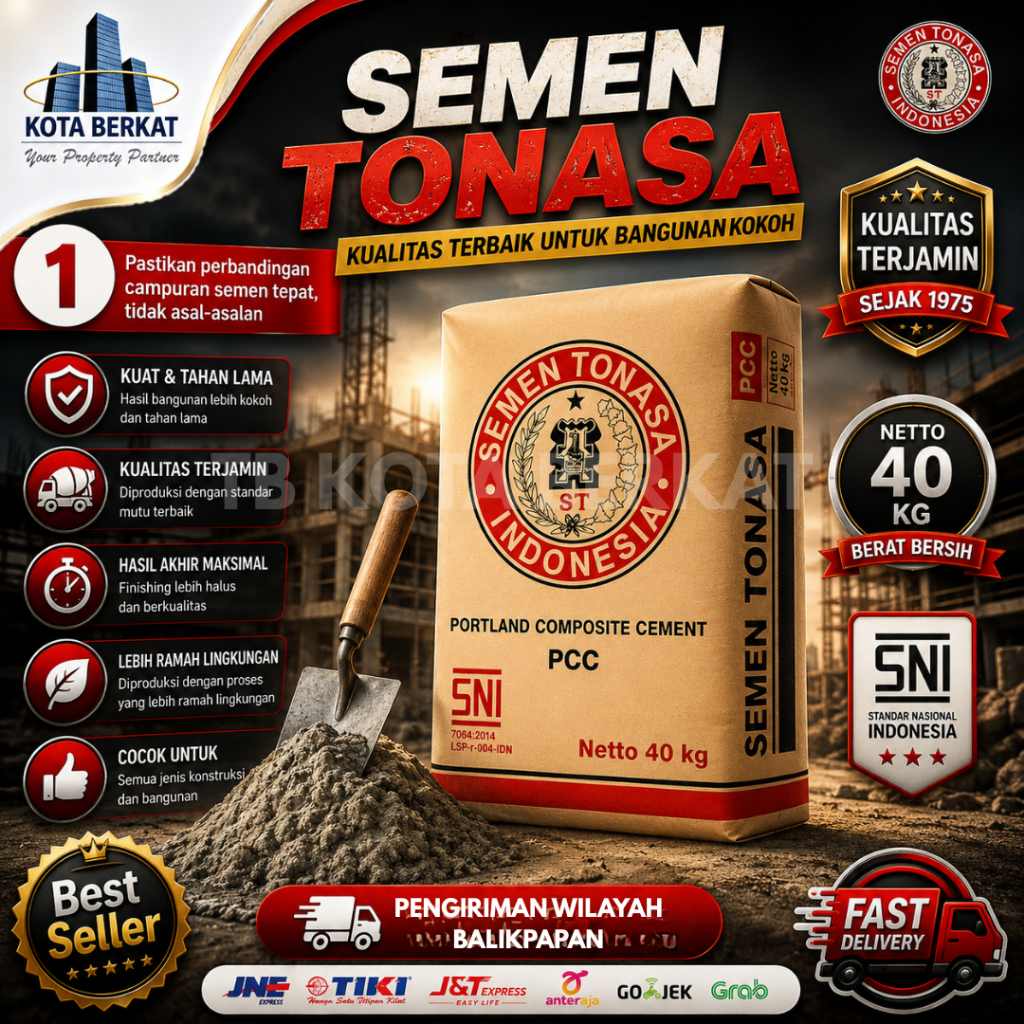 SEMEN BANGUNAN / SEMEN TONASA / SEMEN SAK BESAR 50KG