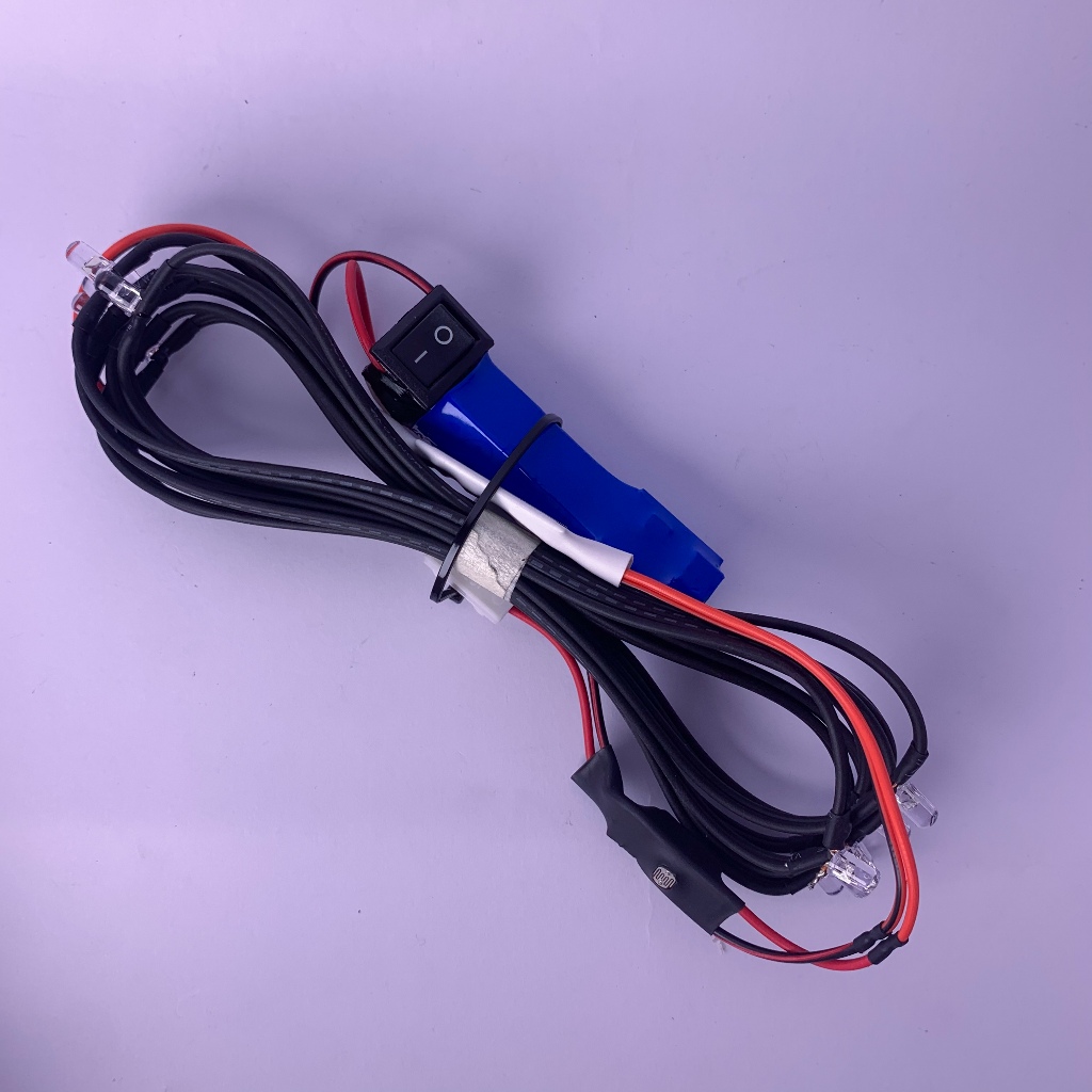 Lampu Layang-layang Baterai Cas Lampu LED RGB 5mm 3 Cabang Sensor Cahaya