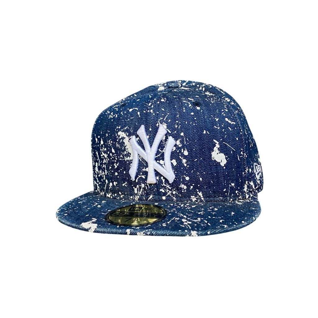 Topi Snapback Era 59Fifty NY Denim Splash Second Original Murah