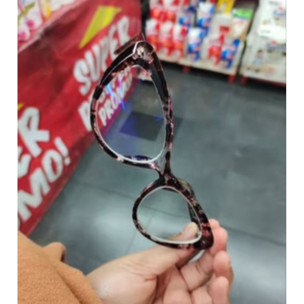 Kacamata leopard minus preloved