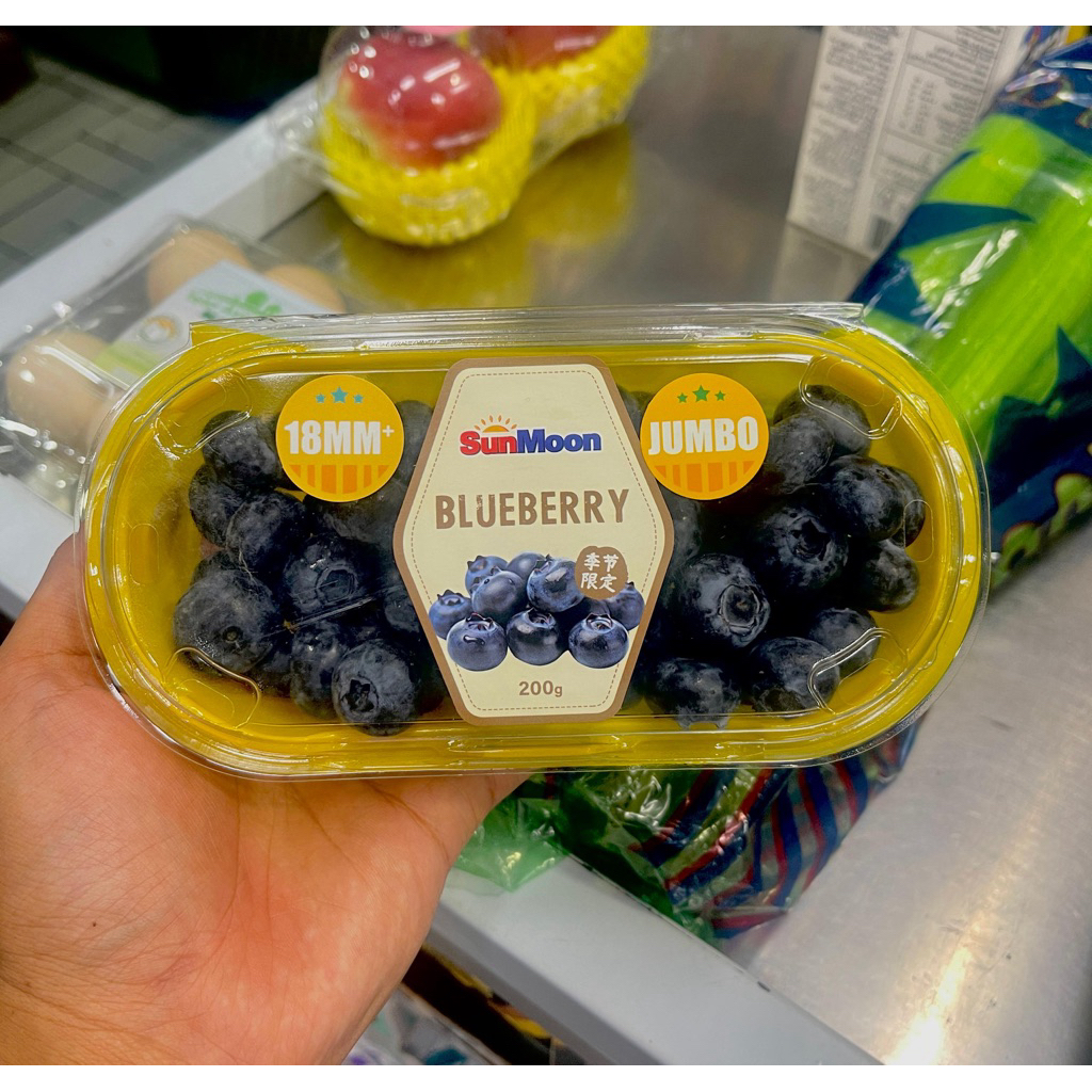 Buah Blueberry Super Jumbo Fresh 250grm / Blueberry Jumbo Import Manis Fresh