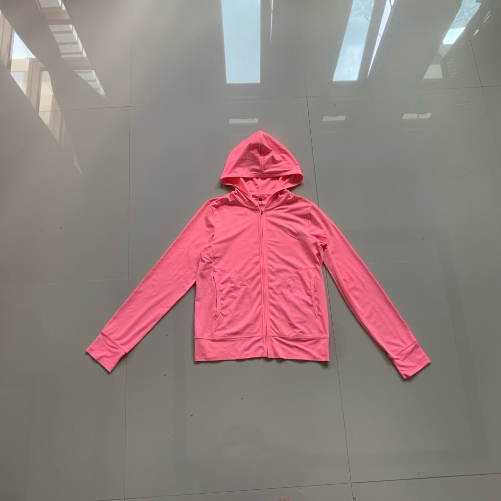 Jacket Hodie Uniqlo Airism Anti Uv Pinkk