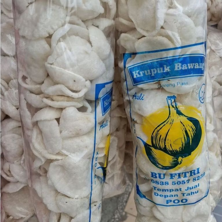Kerupuk Upil KECIL rasa BAWANG Asli Kota Kediri Krupuk Goreng Pasir Renyah