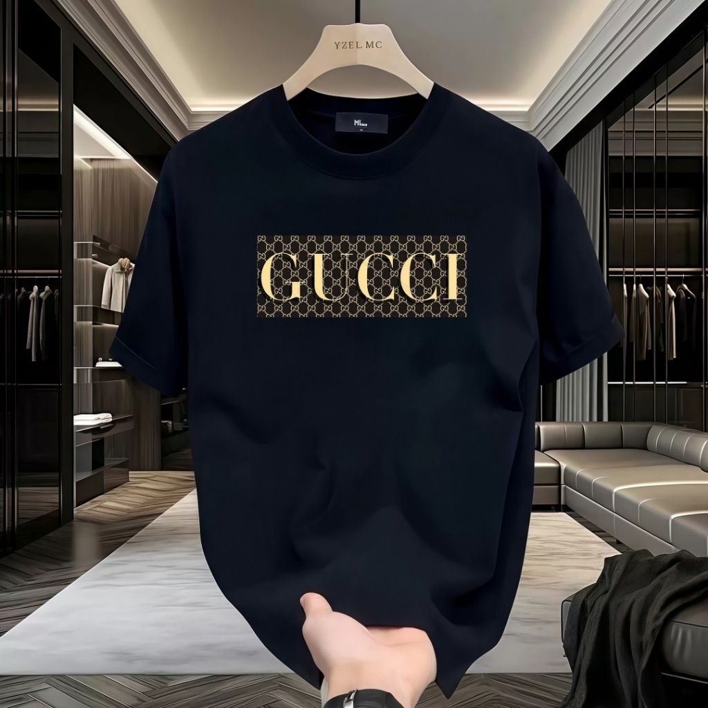 COD baju kaos 2026 new GUCCi kaos pria distro original 100% katun kaos pria wanita baju trend vintag