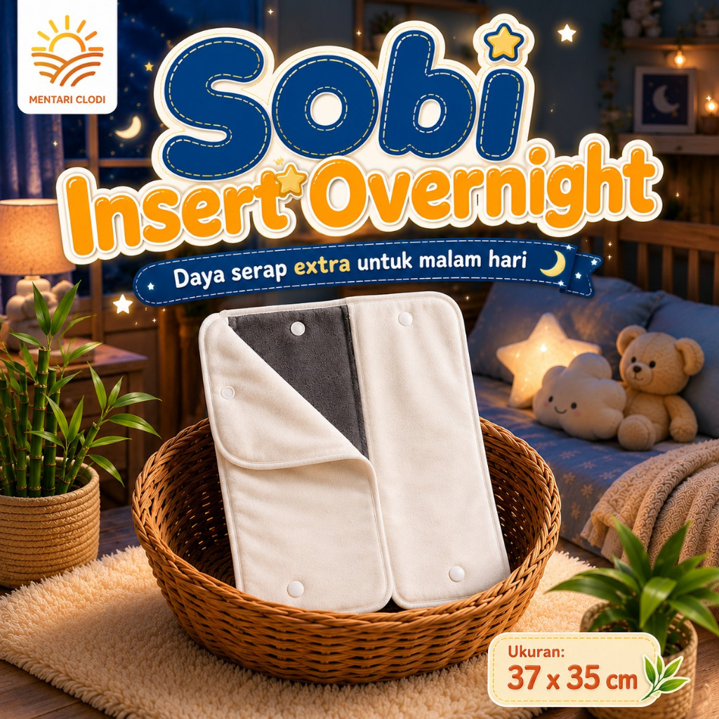 ORIGINAL Insert Clodi Sobi Overnight/ Insert Overnight Only