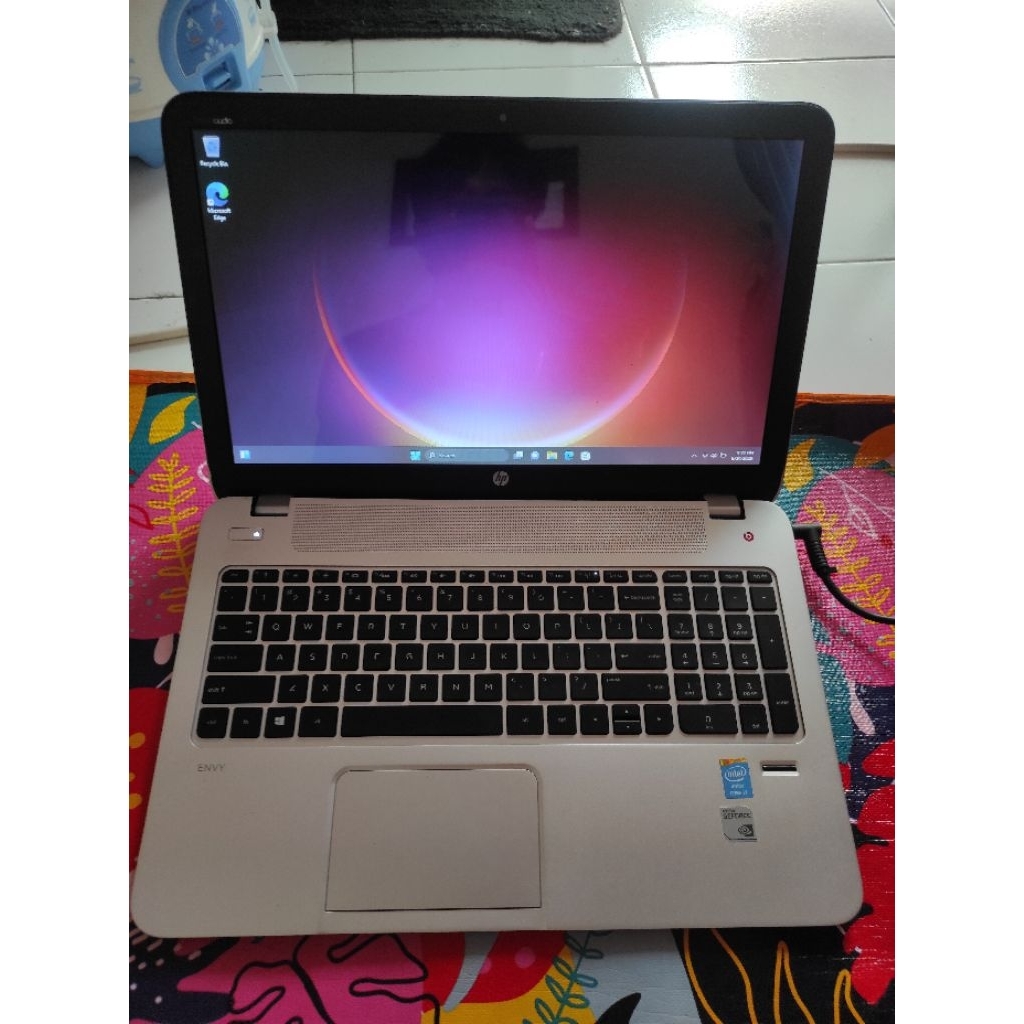 laptop dual vga hp envy ram 16 ssd 509gb bonus mouse