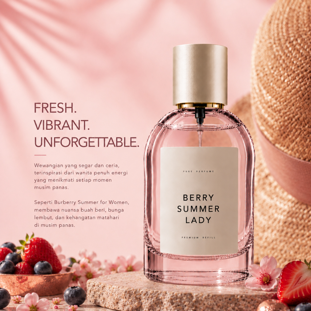 PURE PERFUME Berry Summer Lady | Berry Citrus Summer Breeze