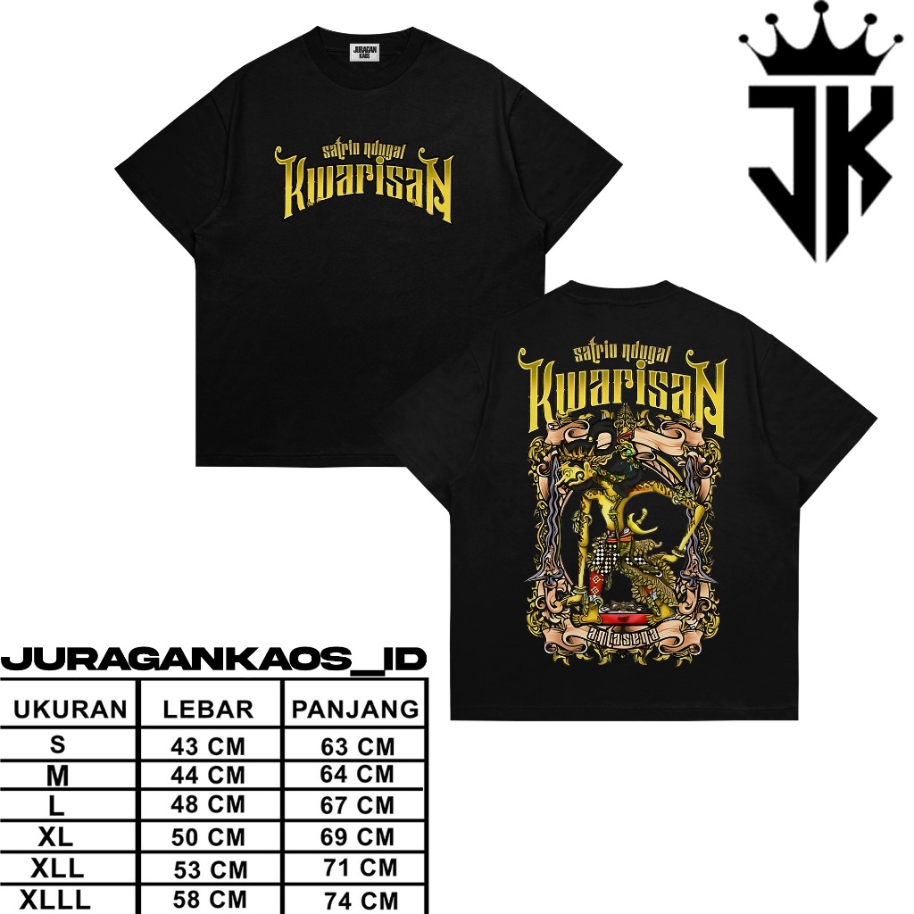 Tshirts Kaos Jawa Ndugal Kwarisan Budaya Wayang Pria Pramesti Distro Cewek Cowok BISA COD