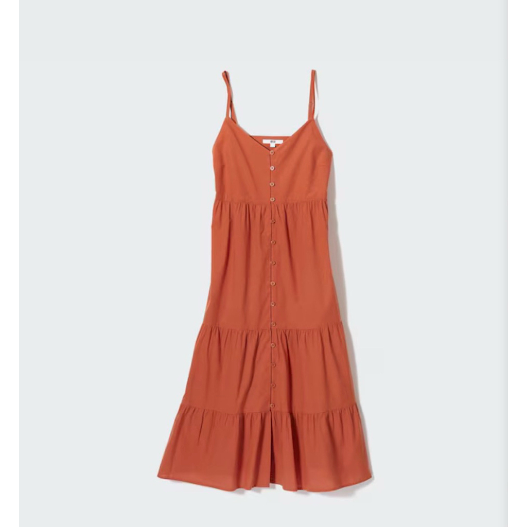 Women’s Cotton Tiered Camisole Dress Uniqlo