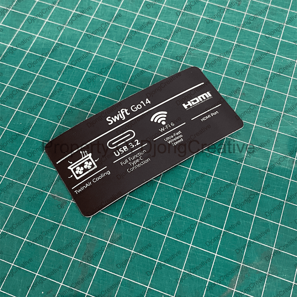 Stiker Spesifikasi Laptop Acer Aspire Swift Go 14