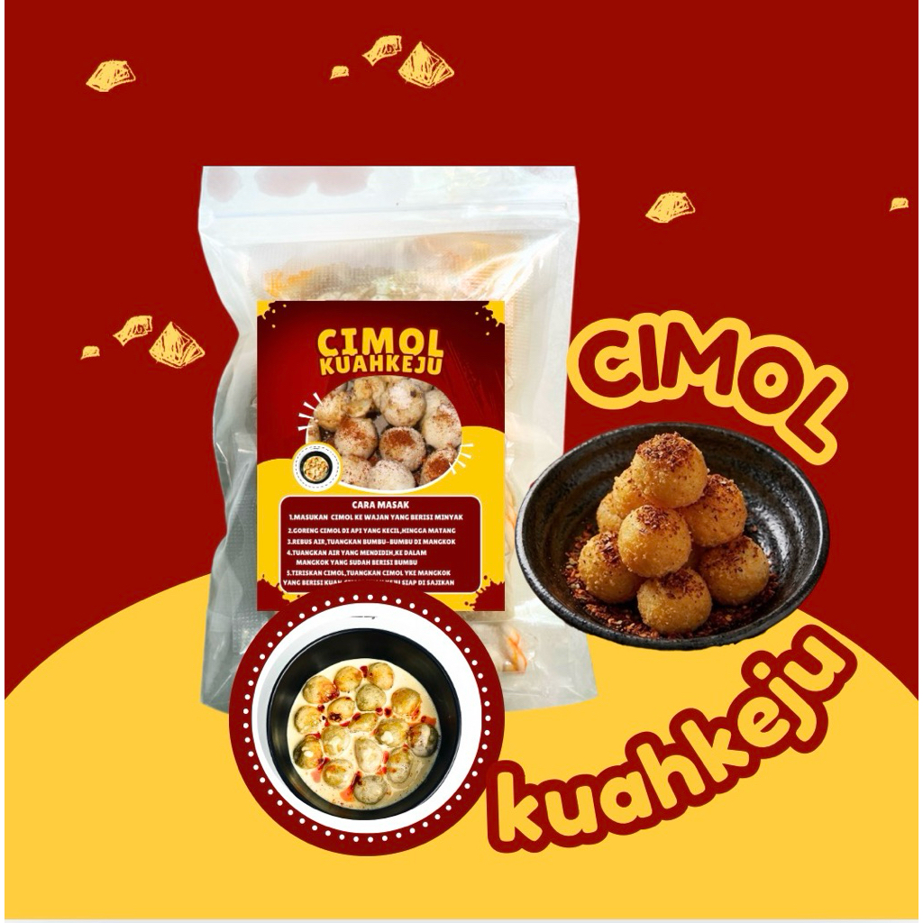 cimol kuah keju/cimol kuah keju creamy chilioil/cimol keju kuah