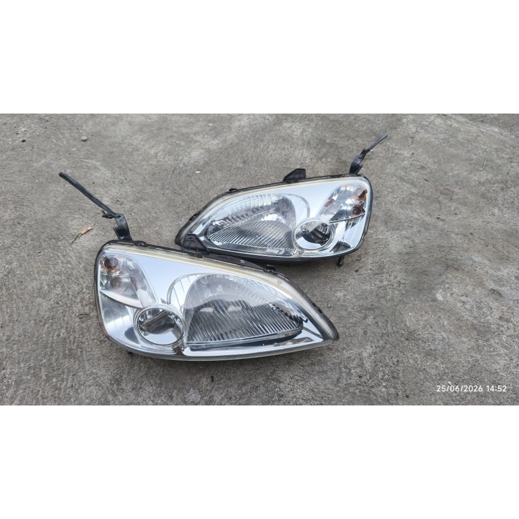 Headlamp lampu depan civic vtis 2001 202 2003 2004